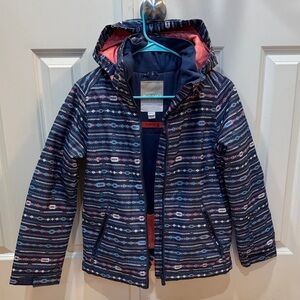 ROXY Kids Patterned Jacket with Hood